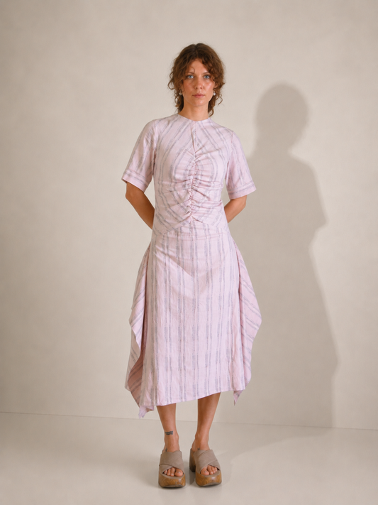 Sandshell Linen Dress