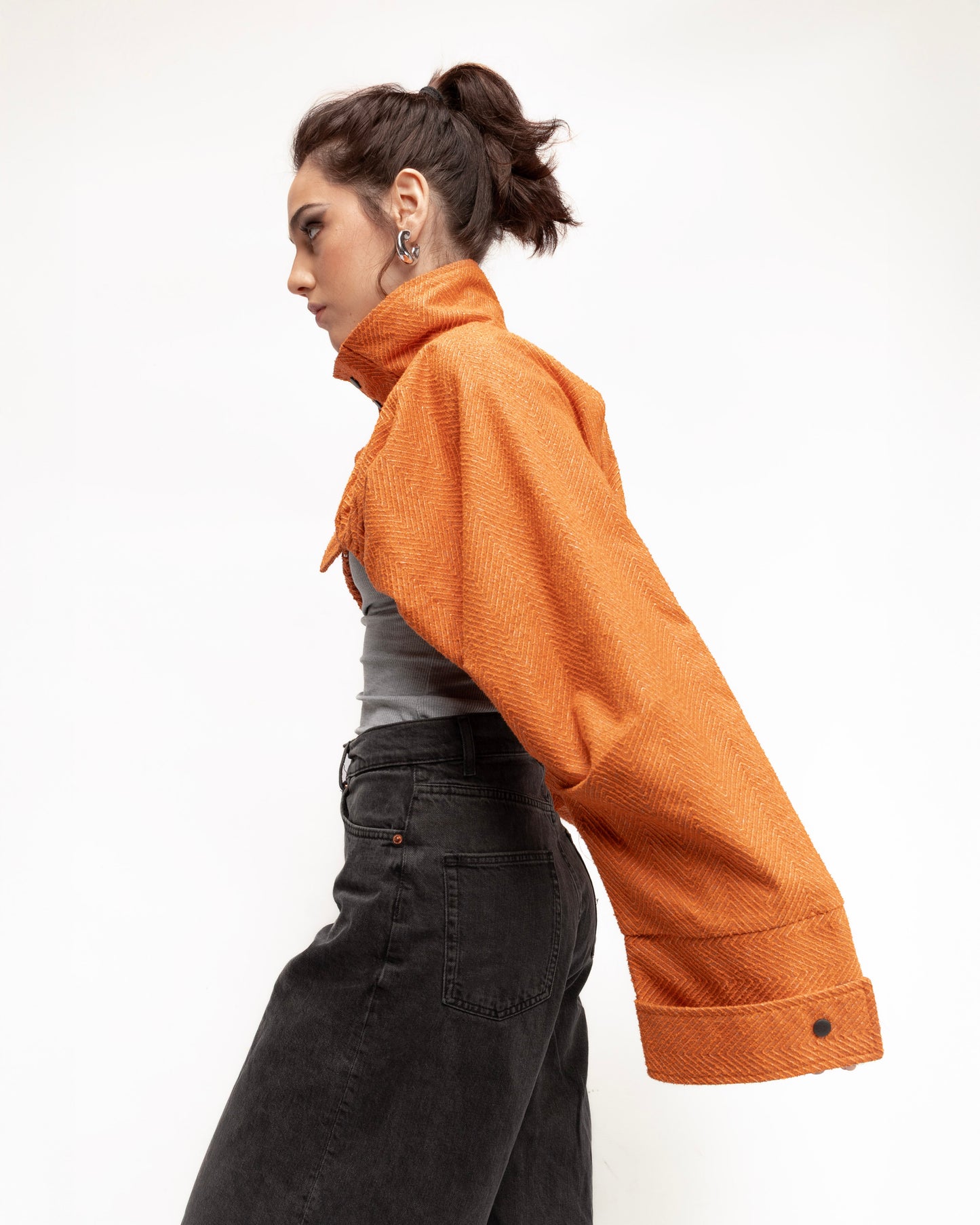 Yusfie Cropped Windbreaker