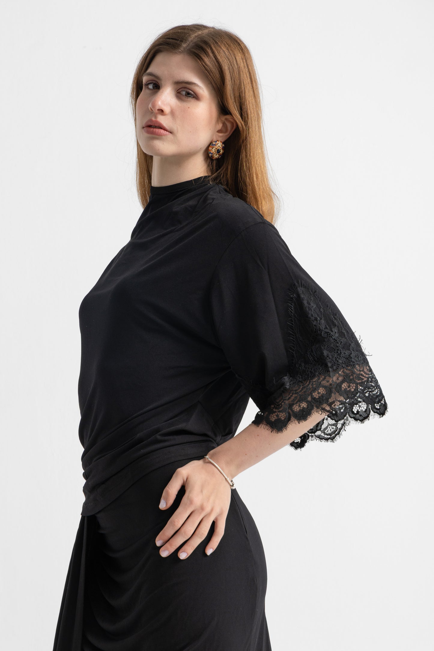 Black Meow Top